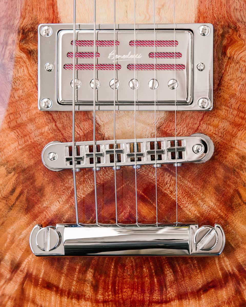 Guitare électrique - Gibson Les Paul - Luthier - Micros Benedetti et Tune-O-Matic