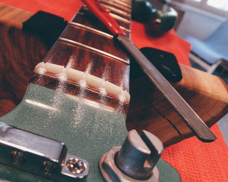 Réparation guitare électrique - Sillet